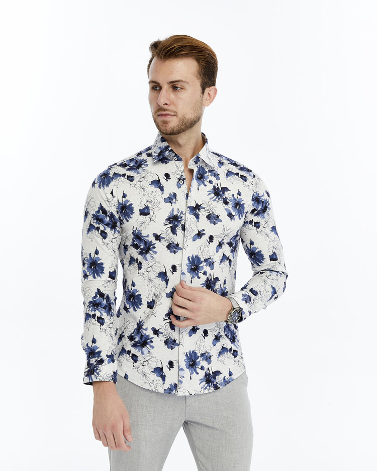 Overhemd Ocean Petal - Lange mouwen - Klassike kraaag met moderne uitstraling