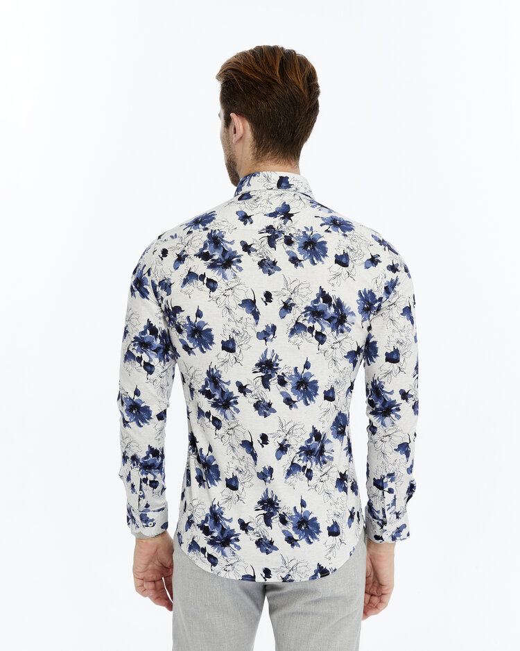 Overhemd Ocean Petal - Lange mouwen - Klassike kraaag met moderne uitstraling