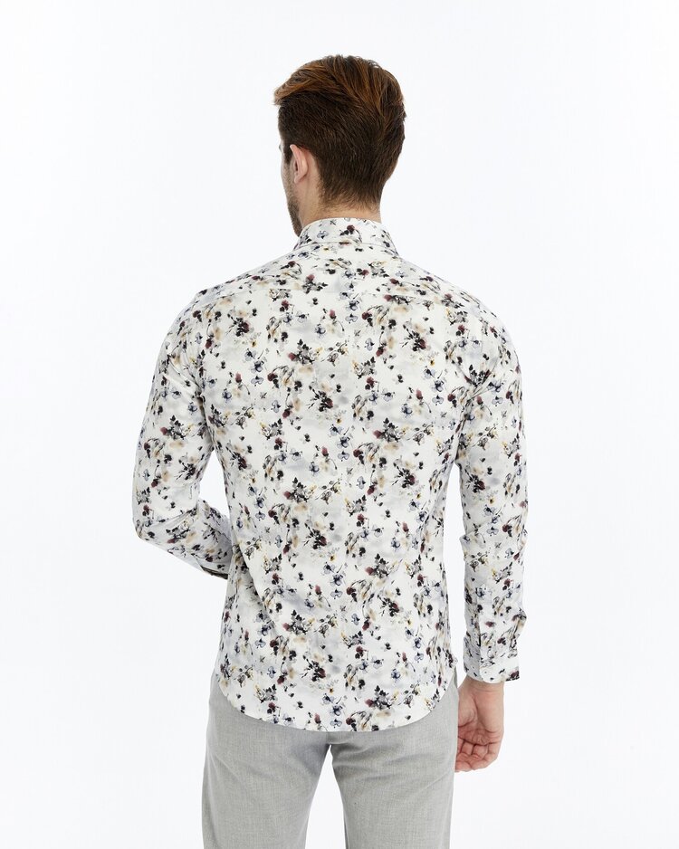 Overhemd Dwan Blossom - Lange mouwen - Klassike kraaag met moderne uitstraling