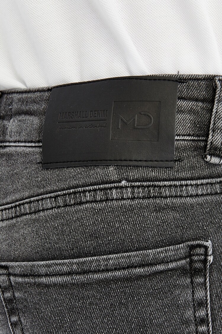 HEREN JEANS SLIM FIT DONKER GRIJS 4717