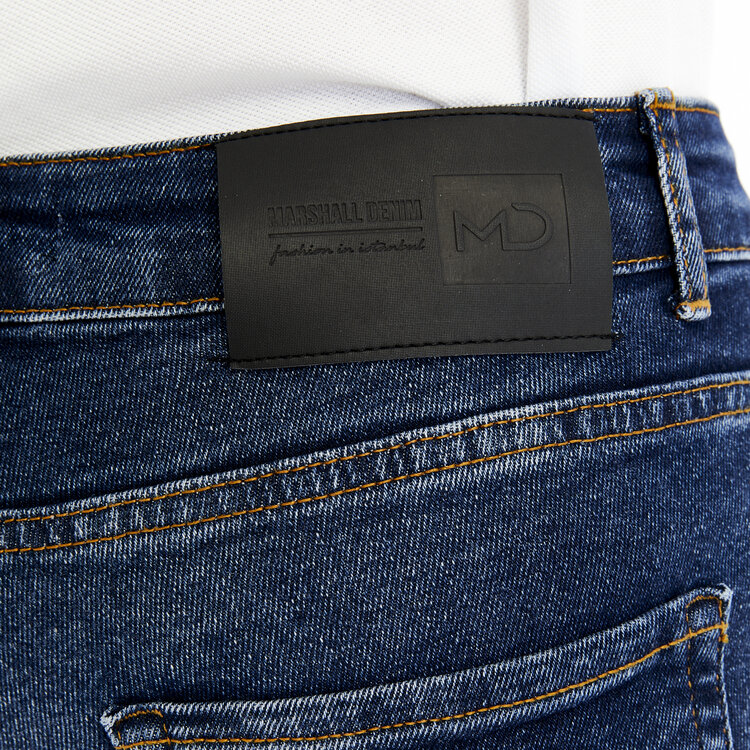 HEREN JEANS SLIM FIT DONKER BLAUW 4719