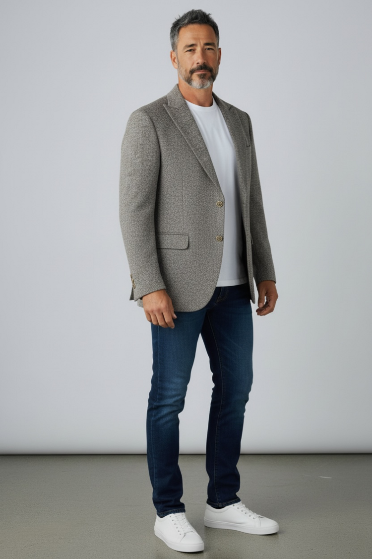 Stijlvol heren colbert met Italiaanse pasvorm