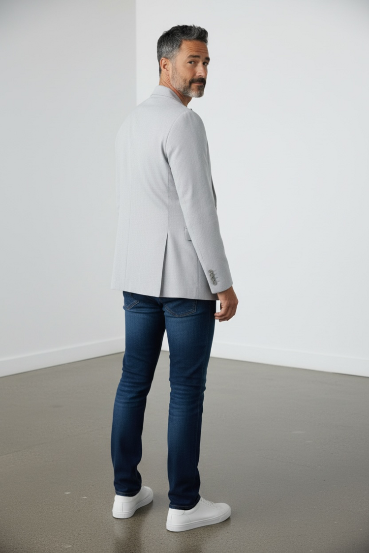 Stijlvol heren colbert met Italiaanse pasvorm