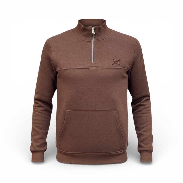 Essential Half-Zip Sweater – Zwart