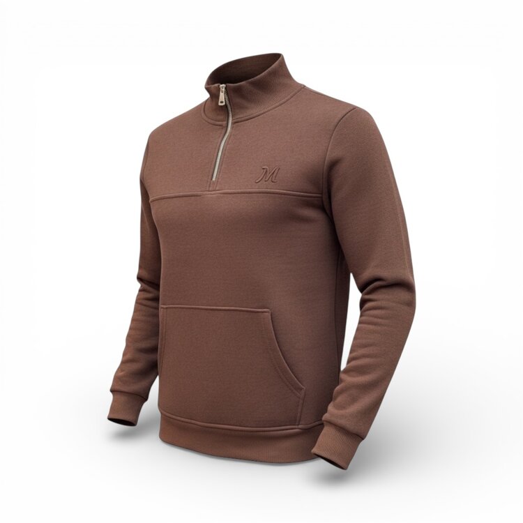 Essential Half-Zip Sweater – Bruin