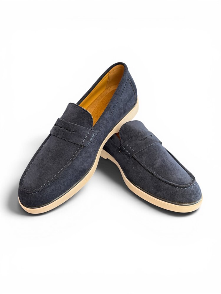 Heren Instapschoenen Navy