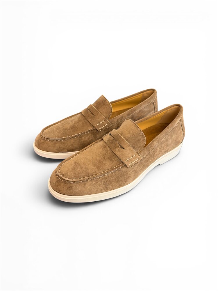 Heren Instapschoenen Taupe