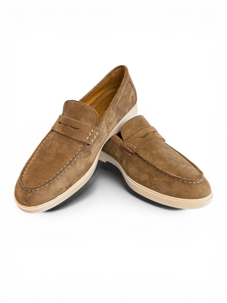Heren Instapschoenen Taupe
