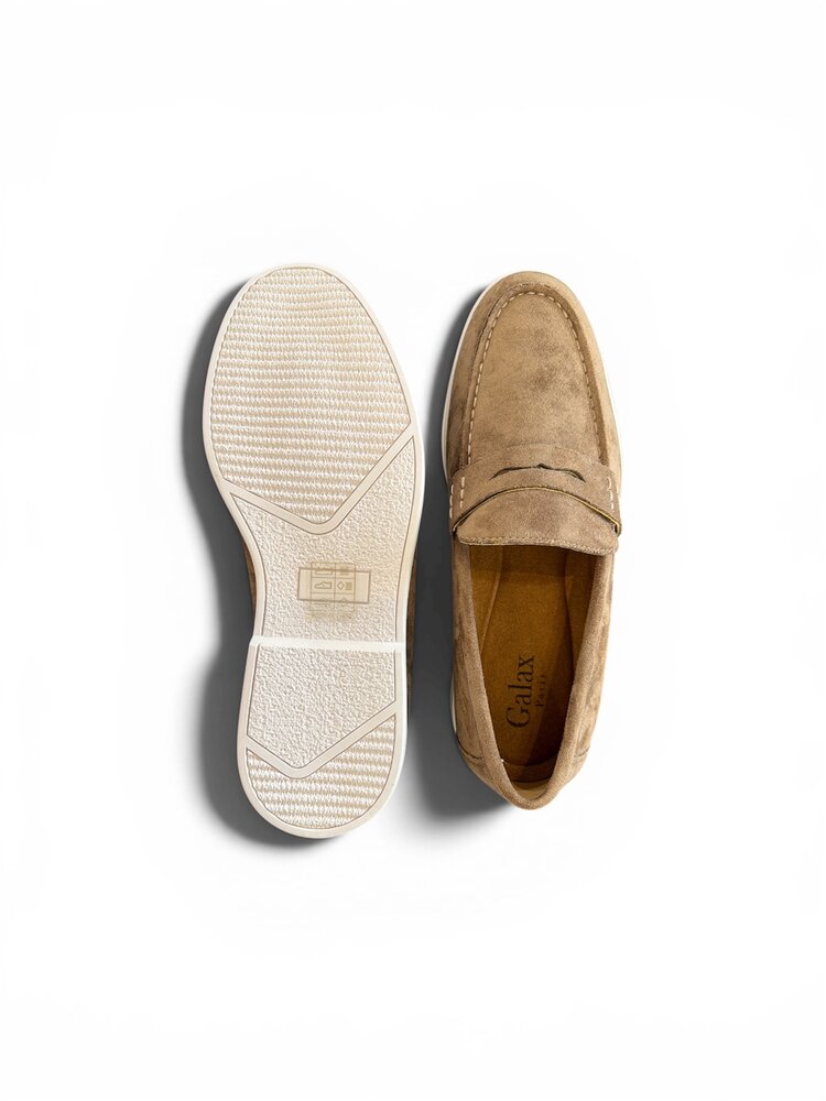 Heren Instapschoenen Taupe