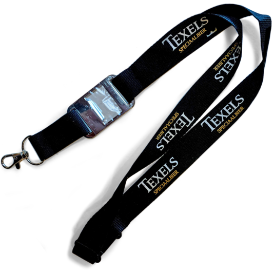 Texels Keycord met opener Zwart
