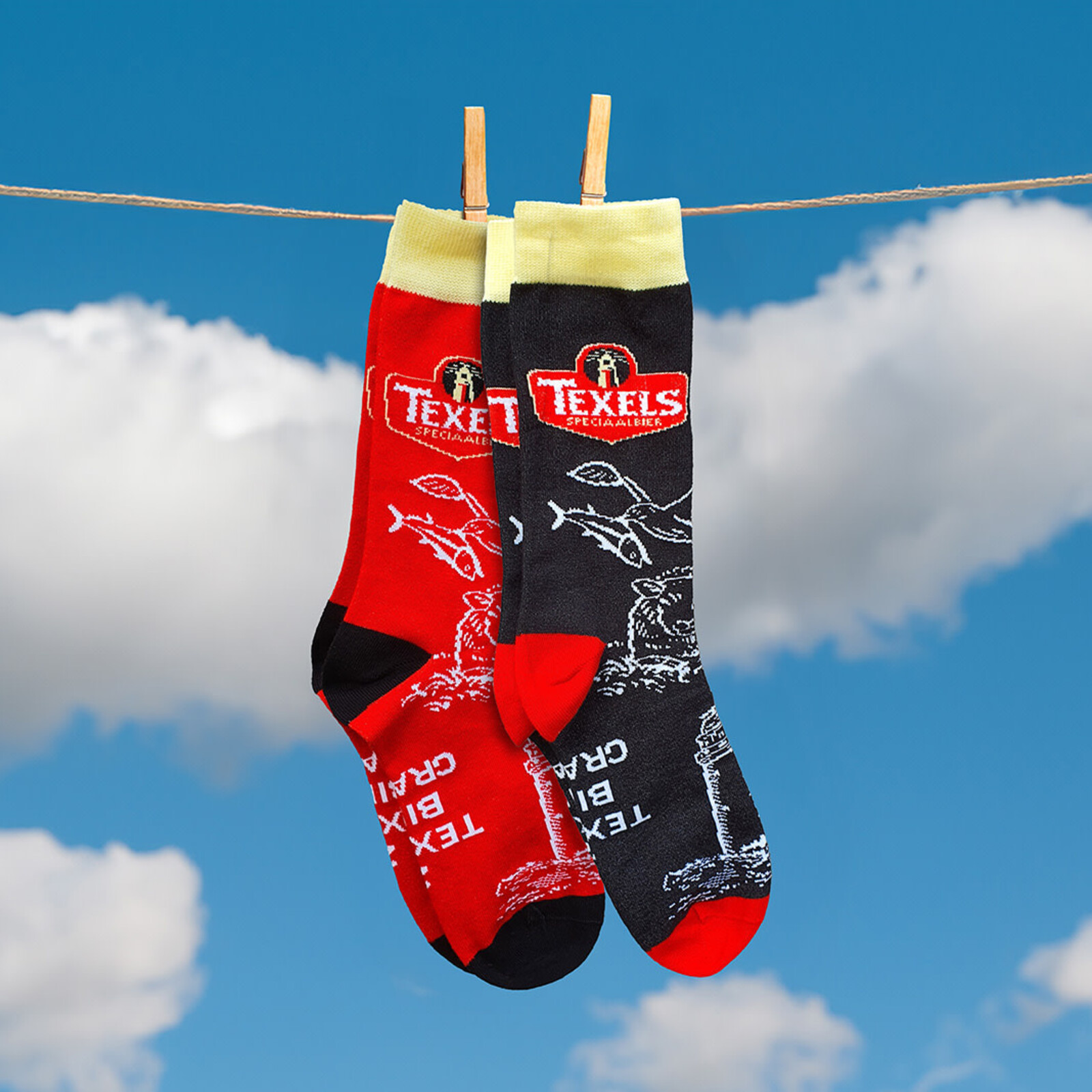 2 Paar Sokken 2 Texels Bier Graag