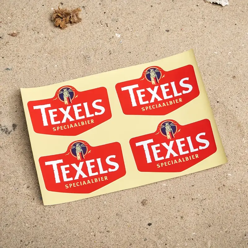 Texels Sticker (11,5cm)  4 stuks