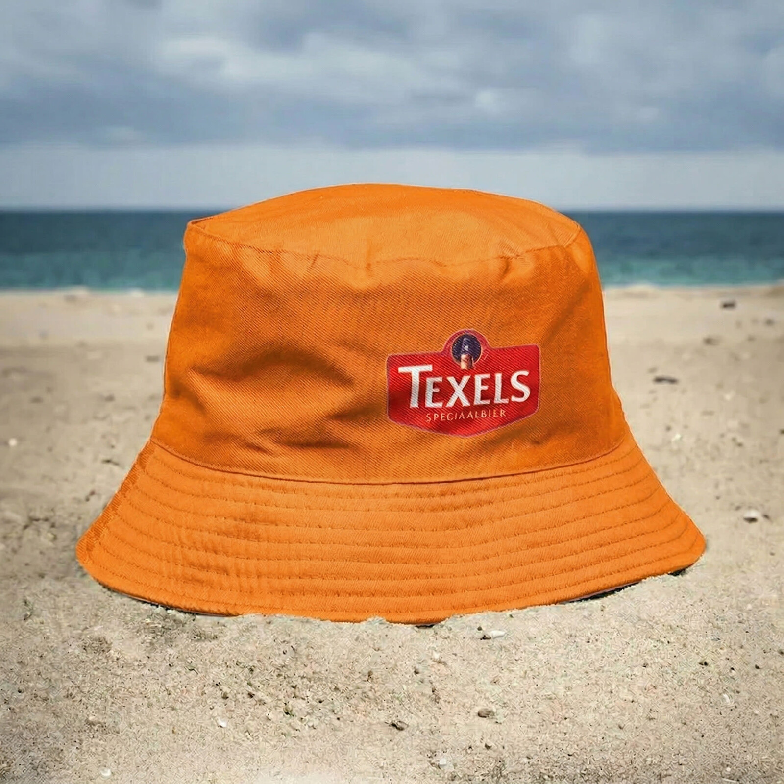 Oranje Texels Skuumkoppe  Zonnehoedje - Omkeerbaar