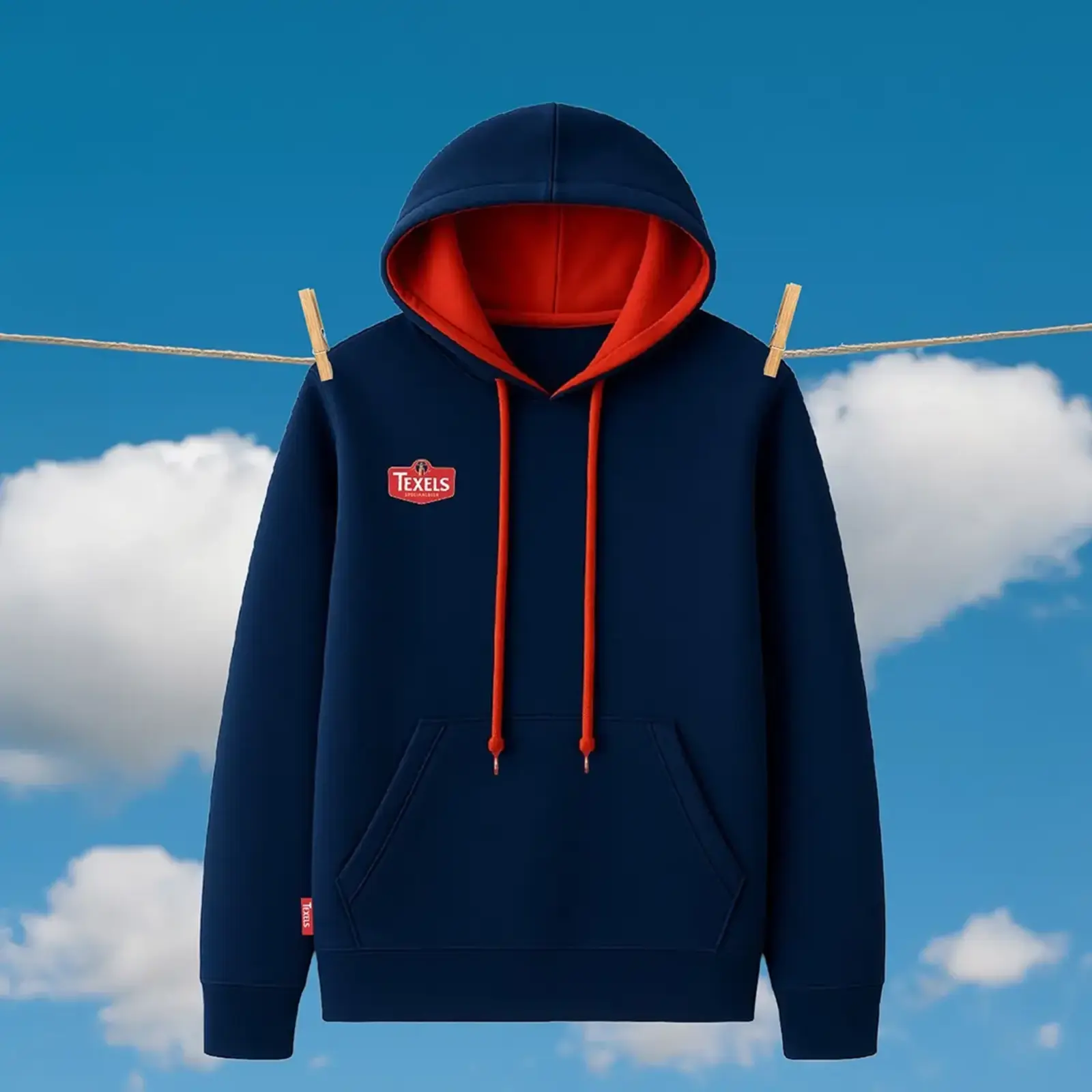 Hoodie Texels Blauw