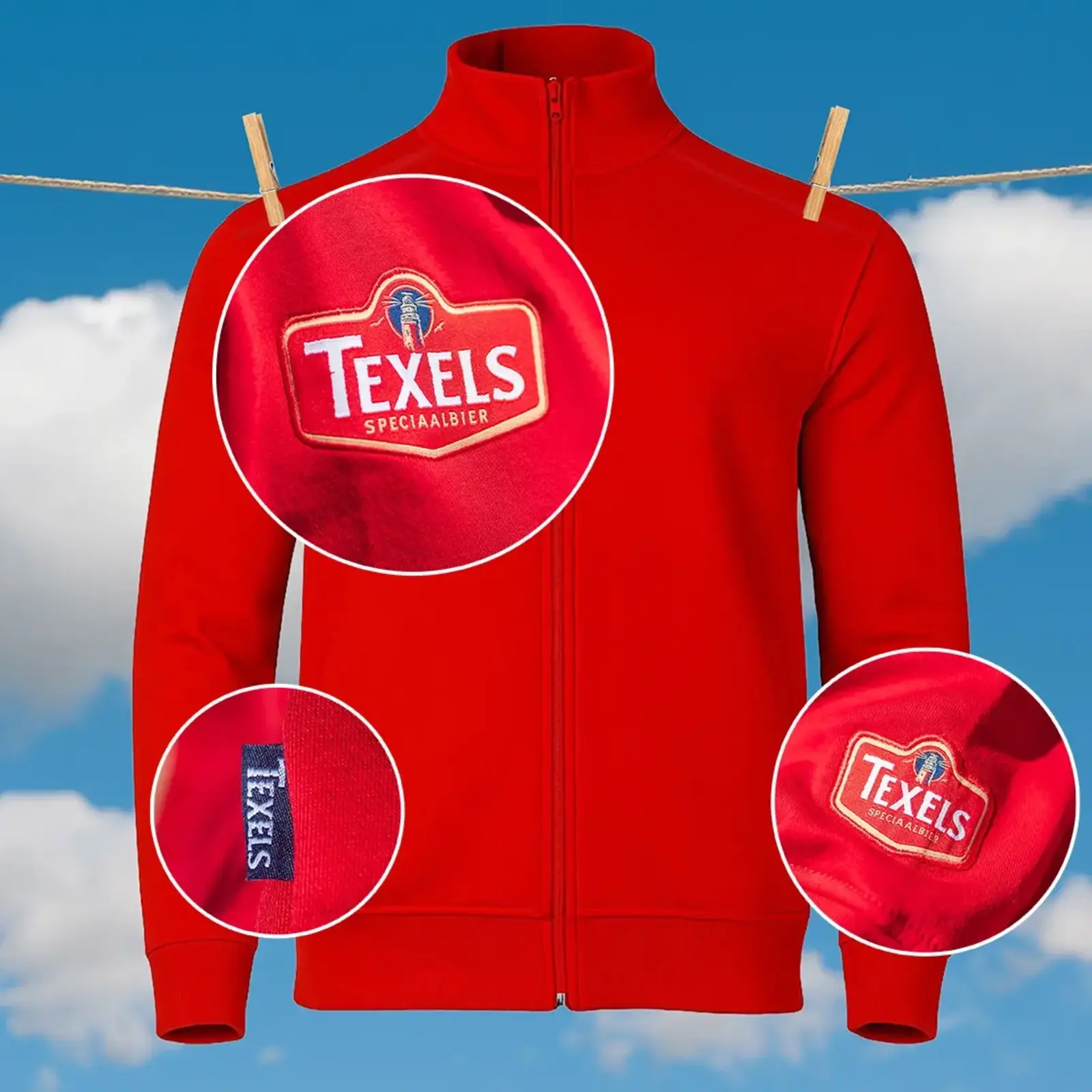 Vest Texels  Rood