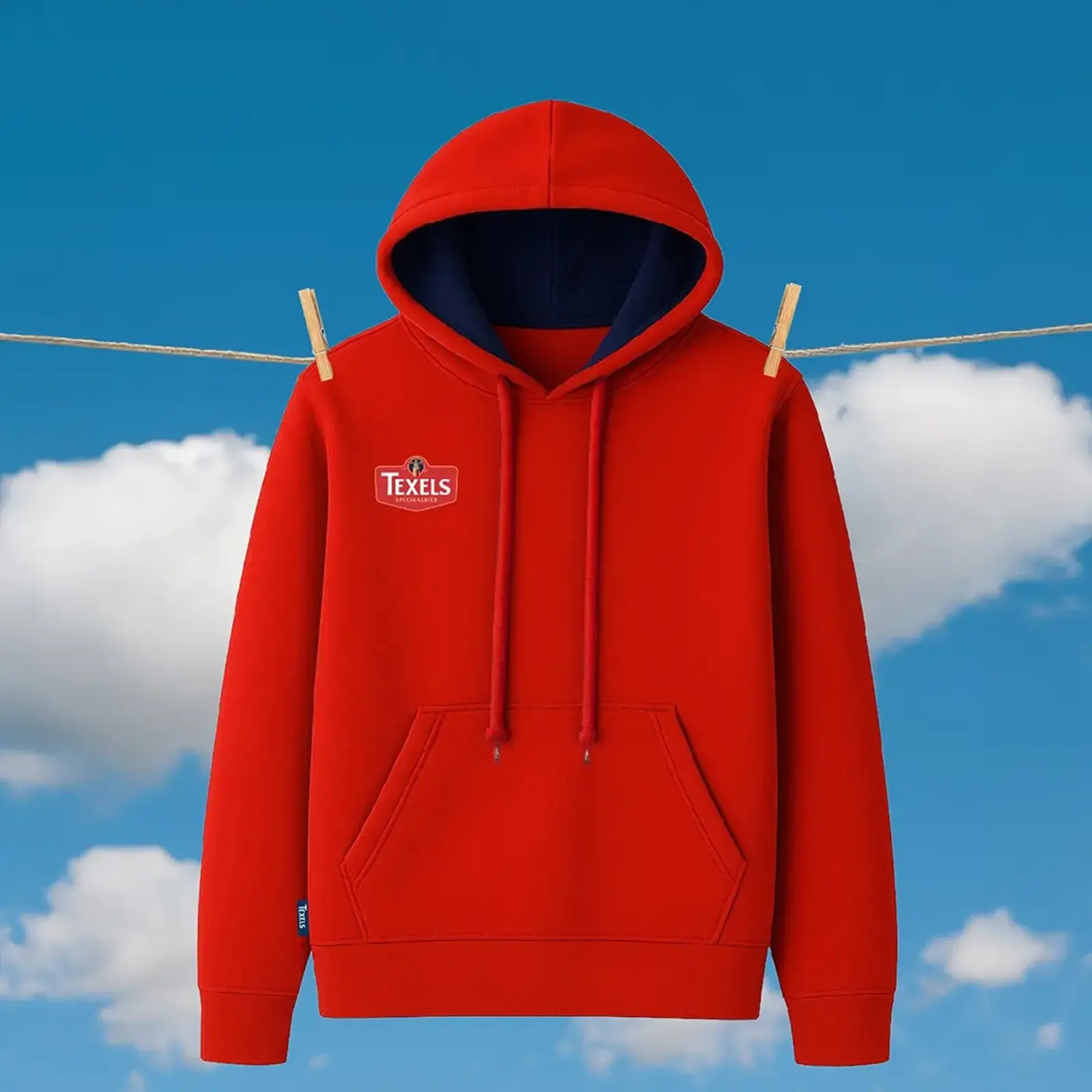 Hoodie Texels Rood