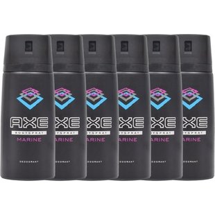 AXE  Deodorant spray - Marine - 6 x 150 ml - Voordeelverpakking