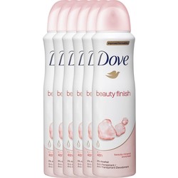 Dove Deodorant Spray - Beauty Finish Women - 6 x 150 ml  - Voordeelverpakking