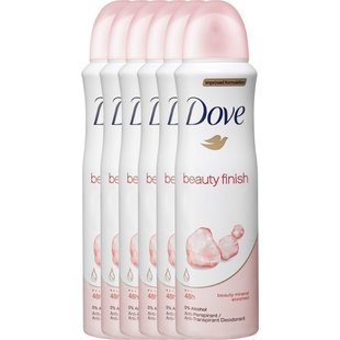Dove Deodorant Spray - Beauty Finish Women - 6 x 150 ml  - Voordeelverpakking