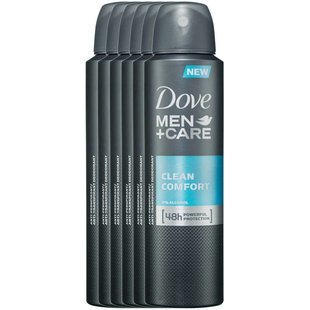Dove Deodorant spray - Men+Care Clean Comfort - 6 x 150 ml  - Voordeelverpakking
