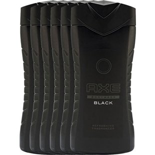 Axe Douchegel  - Black - 6 x 250 ml - Voordeelverpakking