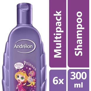 Andrélon Shampoo - Prinses  - 6 x 300 ml - Voordeelverpakking