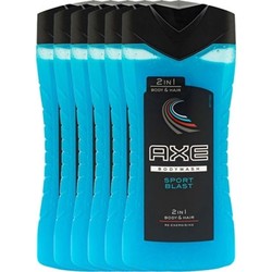 Axe Sport Blast For Men - 6 x 250 ml - Douchegel - Voordeelverpakkingen