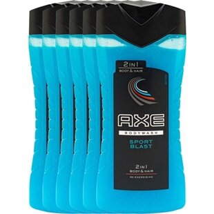 Axe Sport Blast For Men - 6 x 250 ml - Douchegel - Voordeelverpakkingen