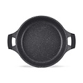 Royalty Line  Royalty Line - Marble soep/braadpan - Met glazen deksel zwart - 20 CM. RL-BS20ML