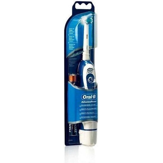 Oral-B tandenborstel AdvancePower - elektrische tandenborstel - tandenborstel op batterij - inclusief 4 basic geschikt voor Oral-B