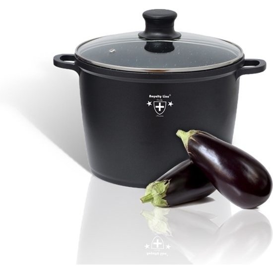 Royalty Line  Royalty Line Marmer Coating soeppan - Met glazen afdekplaat - 28 CM.