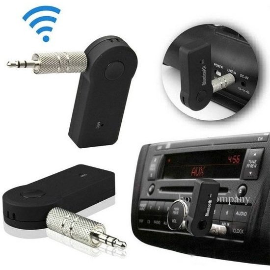 Bluetooth Adapter Draadloos Receiver Auto Carkit Muziek AUX Audio