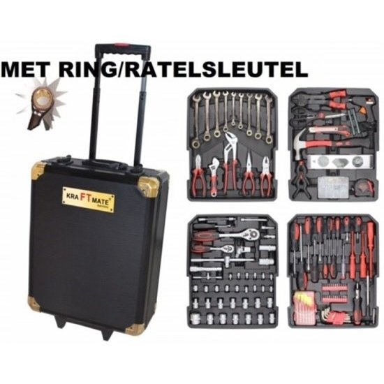 Swiss Kraft  Gereedschap trolley 399-delig