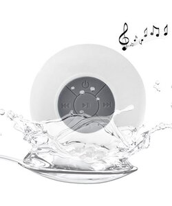 Bluetooth waterdicht Douchespeaker - Wit