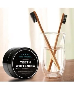 Natural Teeth Whitening - Tandenbleekset - Inclusief 1 Bamboe Tandenborstel