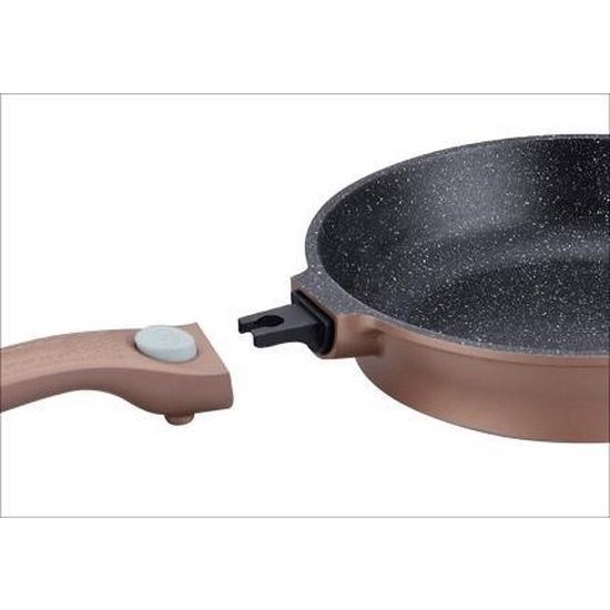 Royalty Line Royalty Line Pannenset - 14-delige - Marble Coating - Zilver - Pinn&Click