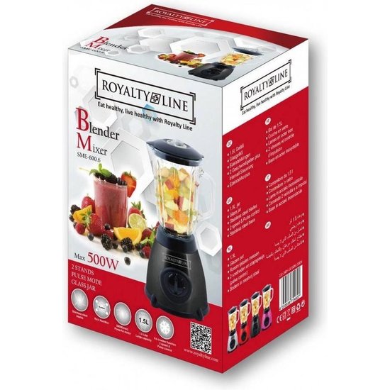 Royalty Line  Royalty Line Blender - ZWART - 800W