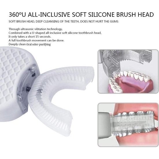 U-Tandenborstel/ U-Smart Toothbrush/ 360 Graden Intelligente Automatische Sonische Elektrische Tandenborstel