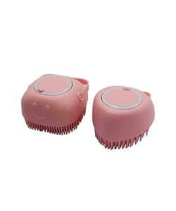 Igoods Siliconen scrub borstel - roze