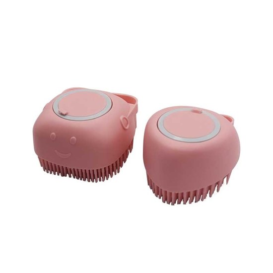 Igoods Igoods Siliconen borstel vierkant roze