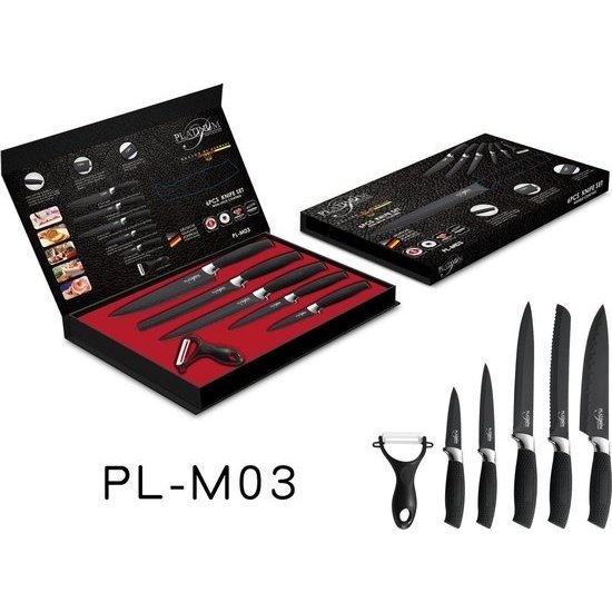 Royalty Line Royalty Line 6-delige messenset - Carbon