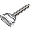 Igoods IGOODS Dunschiller: Roestvrijstalen 2-in-1 Julienne Dunschiller Perfect voor Wortel Aardappel Meloen Gadget Groente Fruit (1Pieces)
