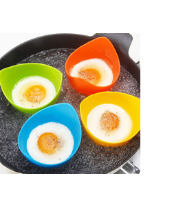 Igoods 4 Pack Egg Poacher Cups-- Magnetron Eieren