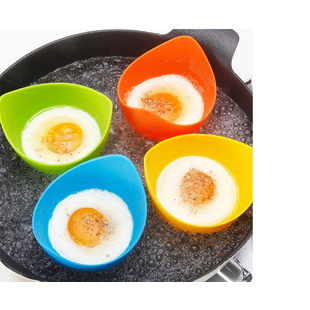 Igoods 4 Pack Egg Poacher Cups-- Magnetron Eieren