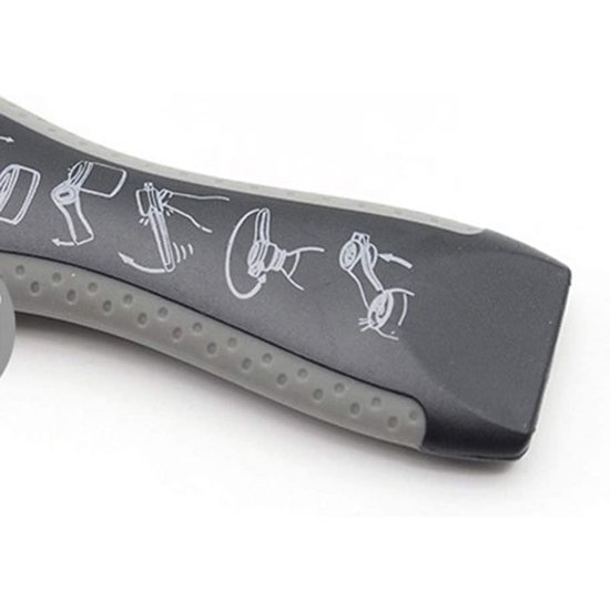 Igoods Igoods multifunctionele blik opener 2 stuks Zwart Grijs