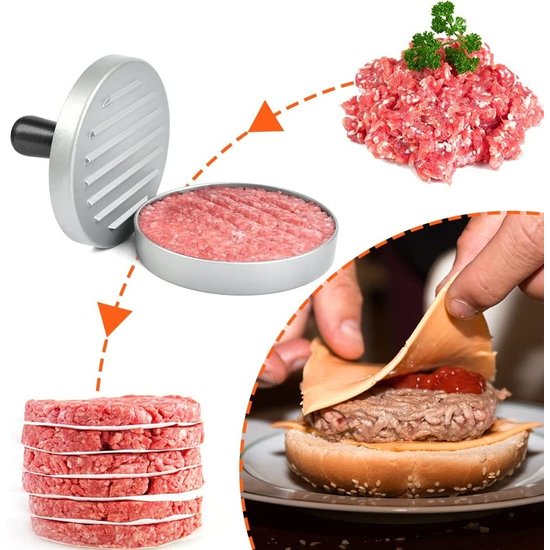 Igoods IGOODS - Hamburger Press vormer - Burger Press - Aluminium