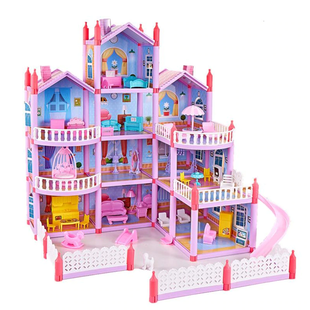 IGOODS - Droomhuis Villa DIY - Speelgoedhuis met accessoires - Poppenhuis