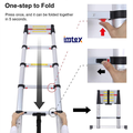 Imtex IMTEX Telescopische ladder - aluminium - 3.20 meter hoog