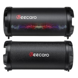 BEECARO Wireless Speaker voor binnen en buiten - Draadloos - Rond S11F
