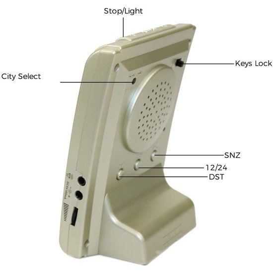 Igoods IGOODS - Al Harameen tafelklok HA-3011 - Azan Klok - Athan clock